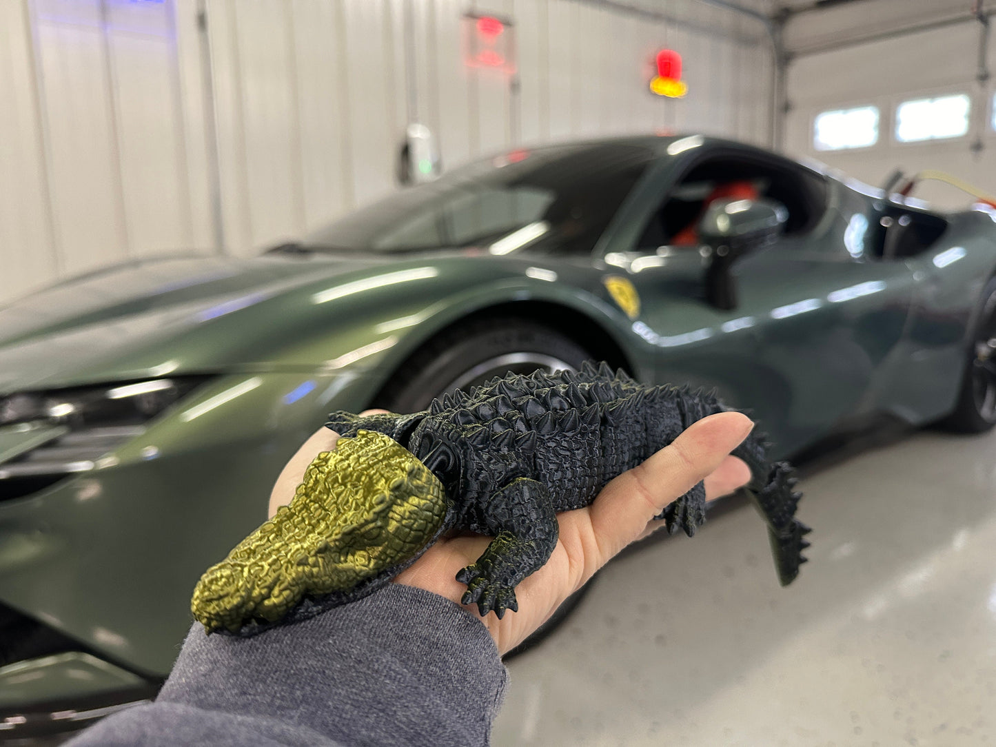 3D Printed Prehistoric Crocodile