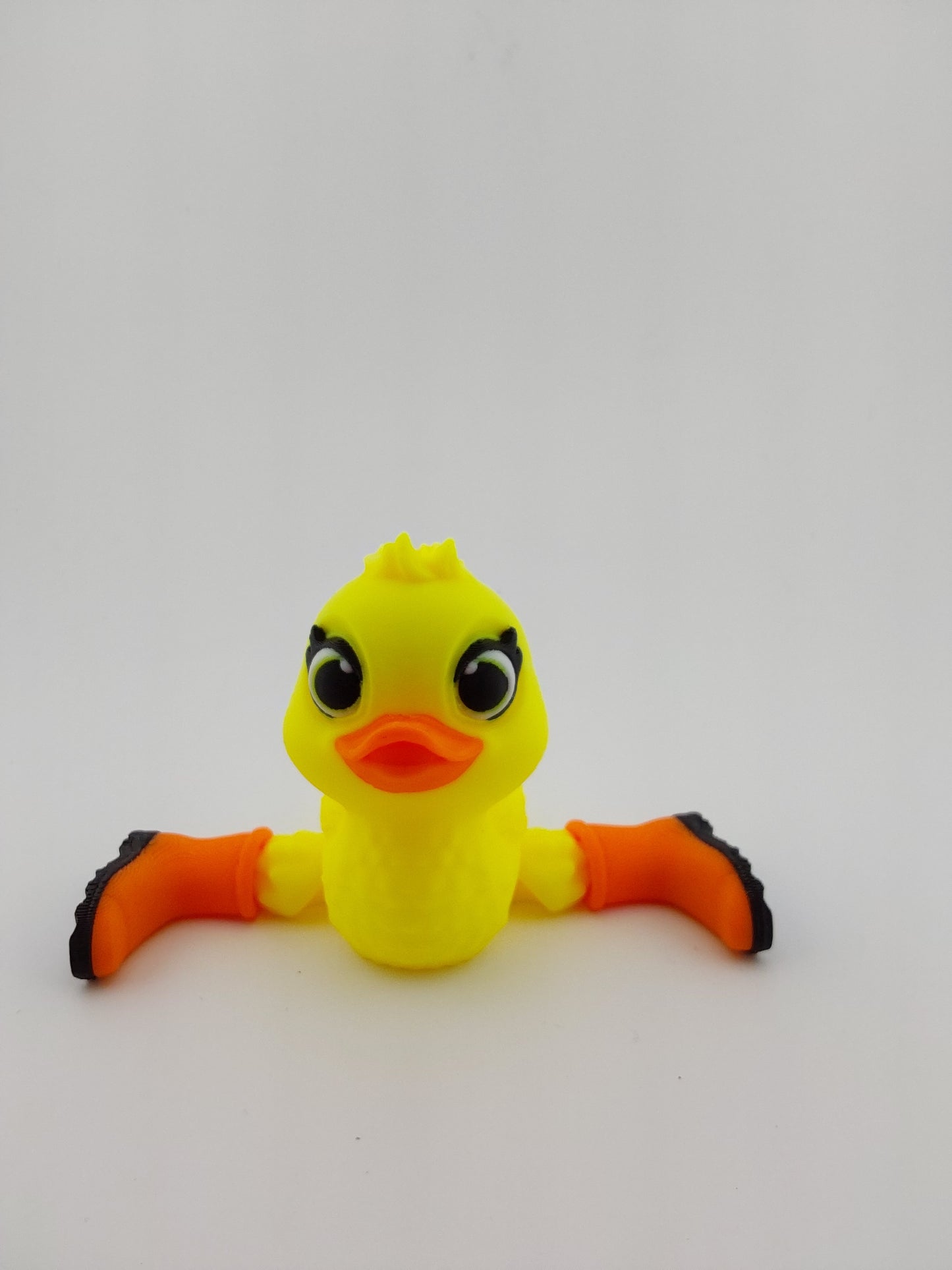 Duck in rainboots