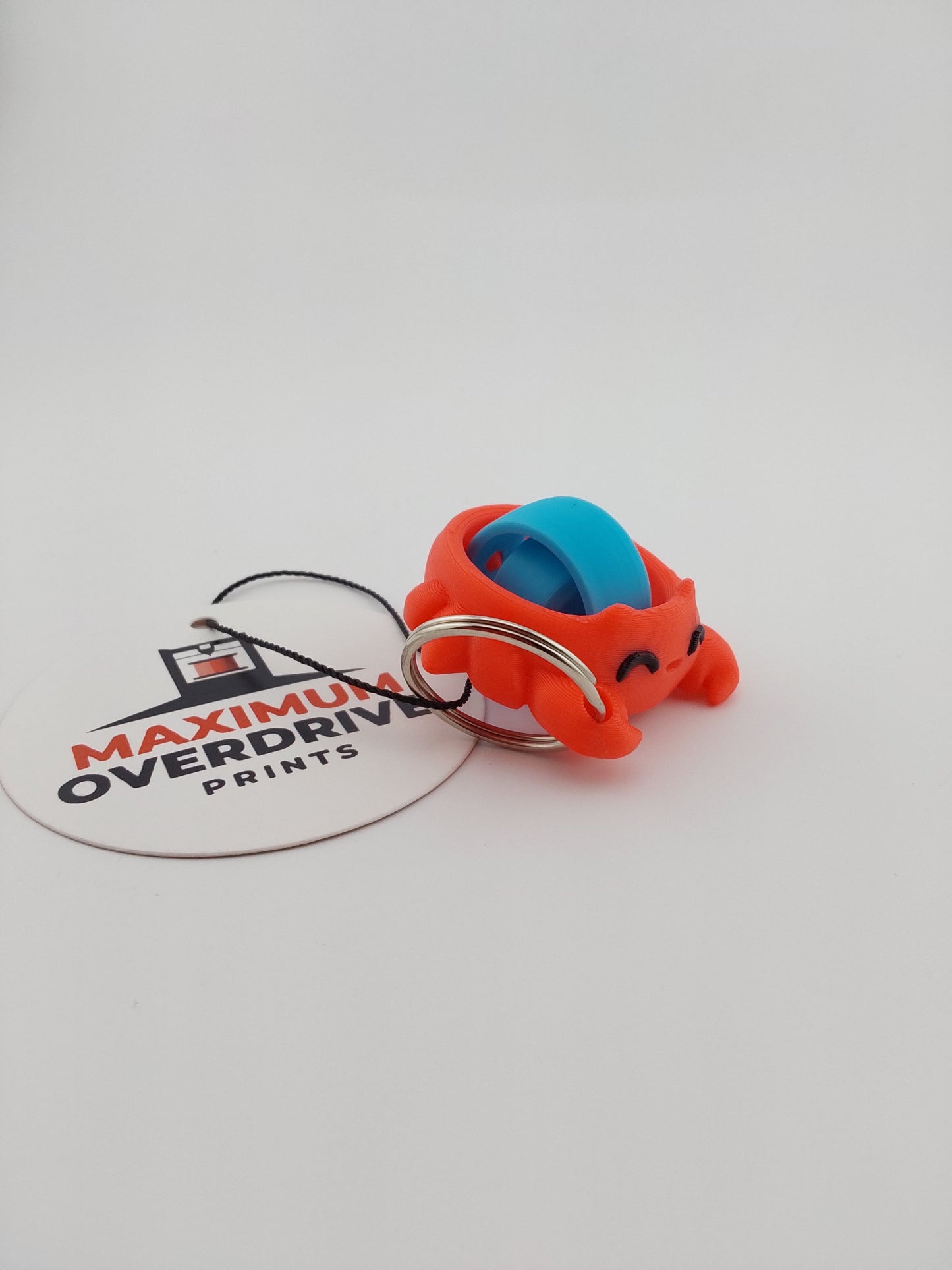 Crab fidget keychain