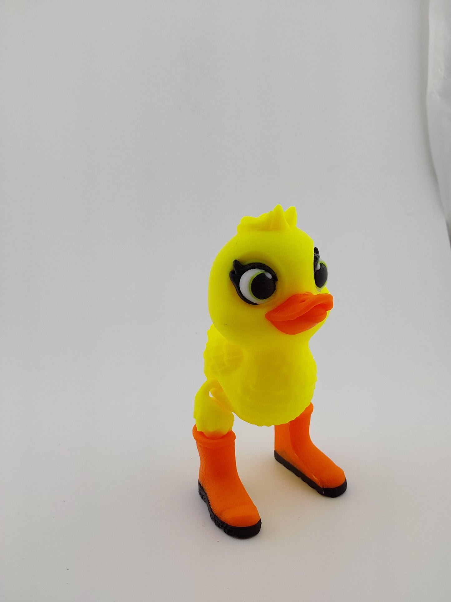 Duck in rainboots