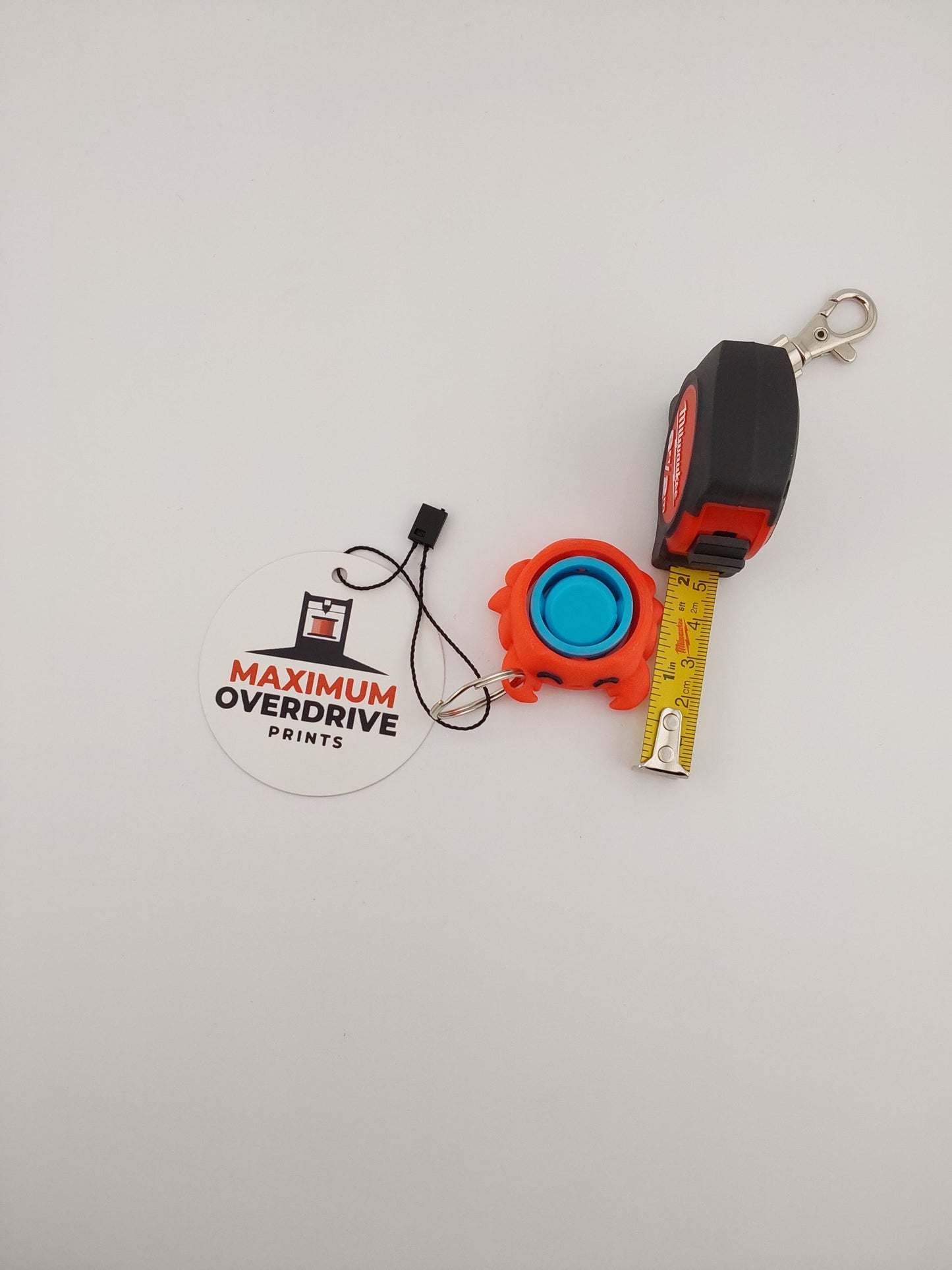 Crab fidget keychain