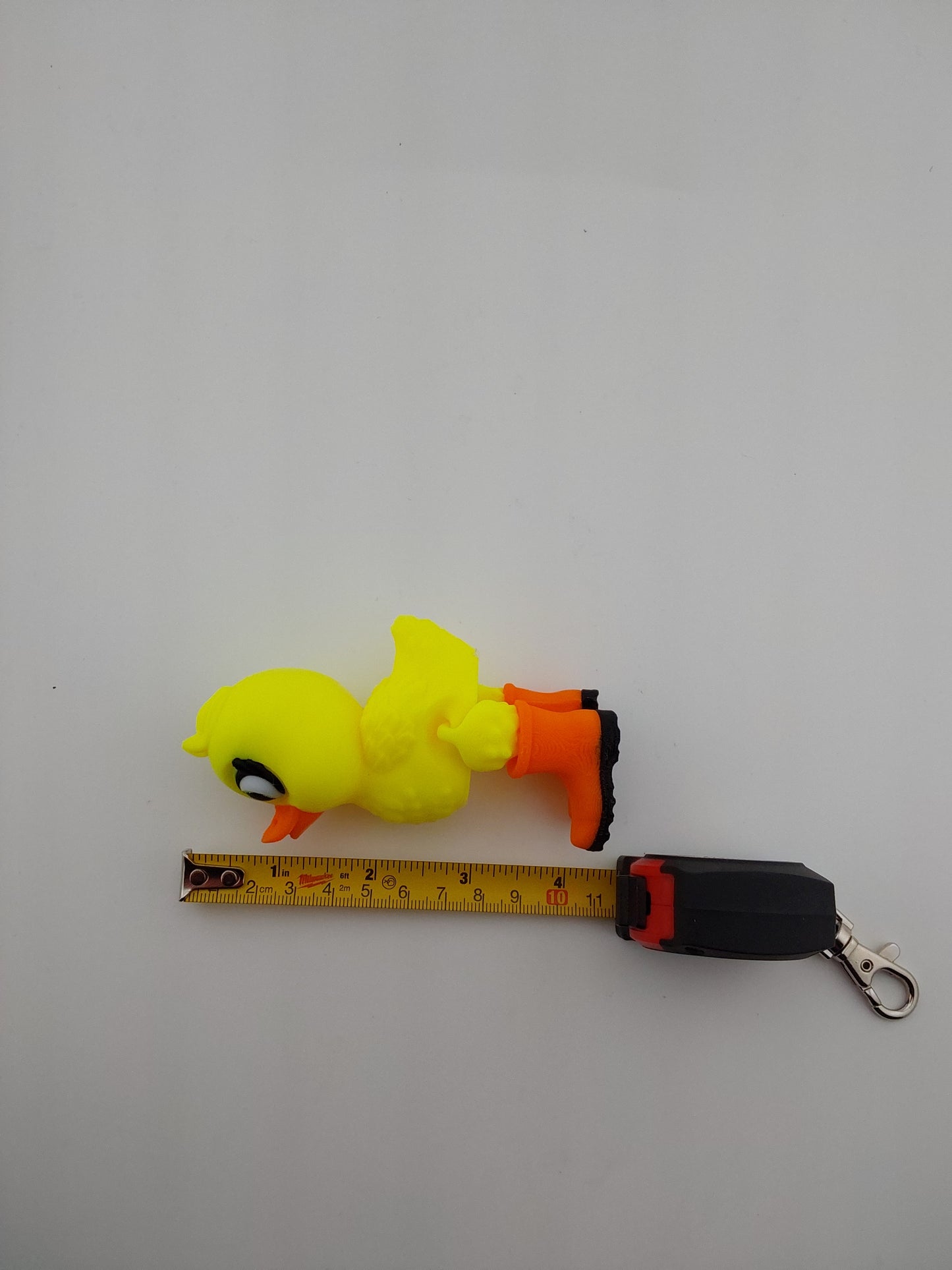 Duck in rainboots