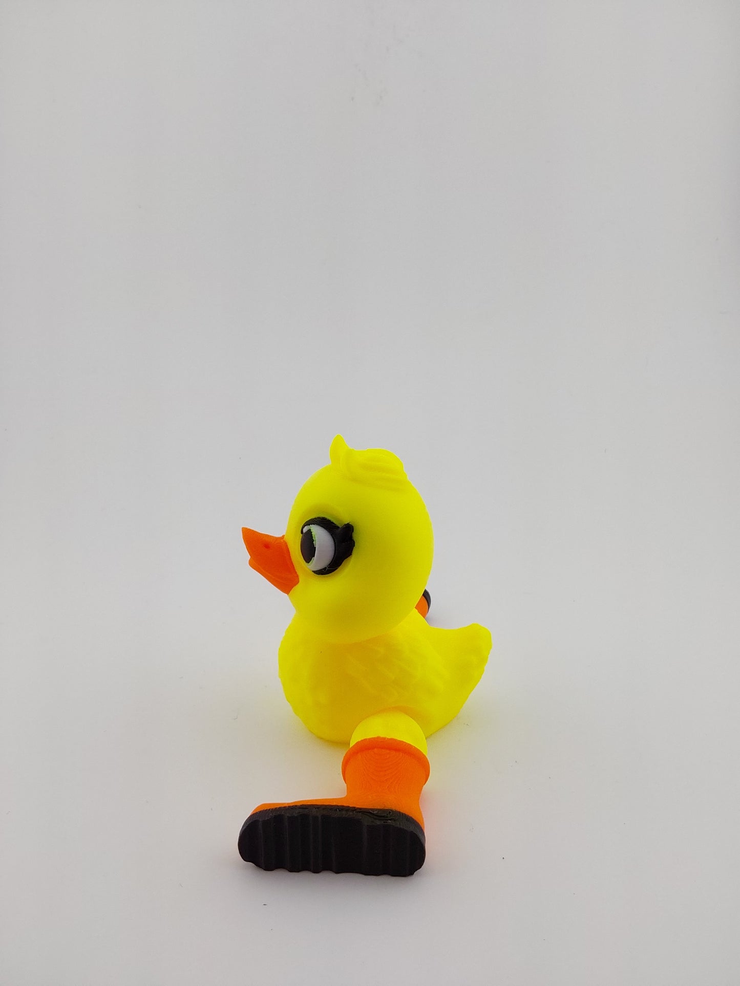 Duck in rainboots