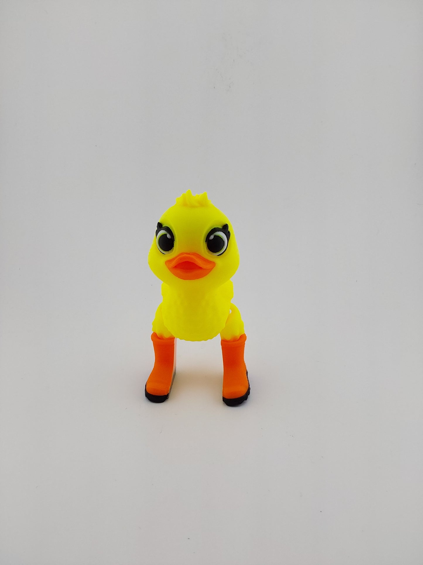 Duck in rainboots