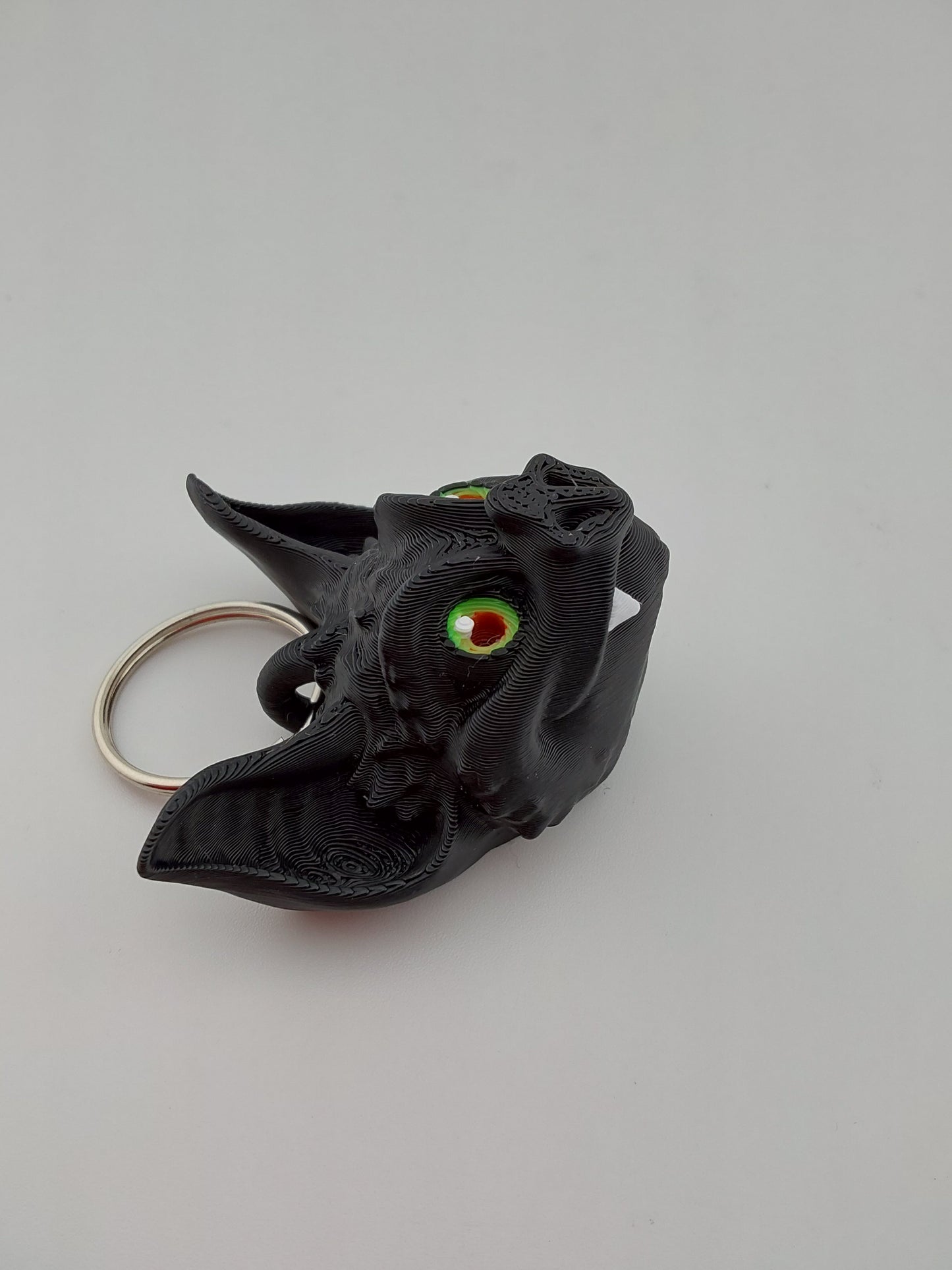 Bat head keychain