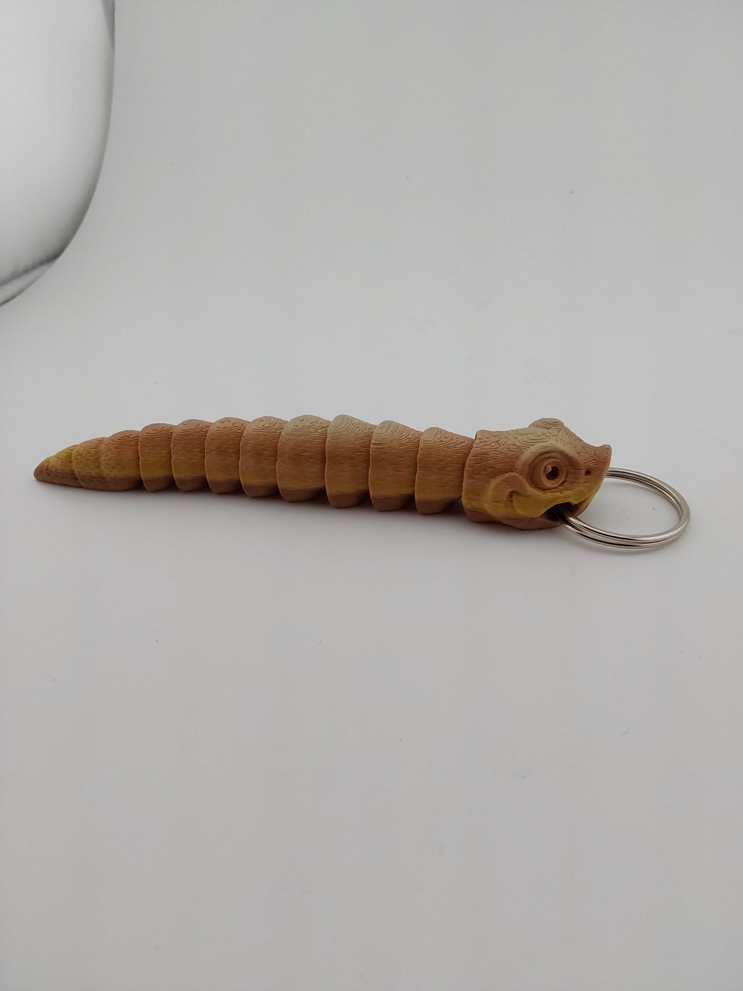Worm keychain