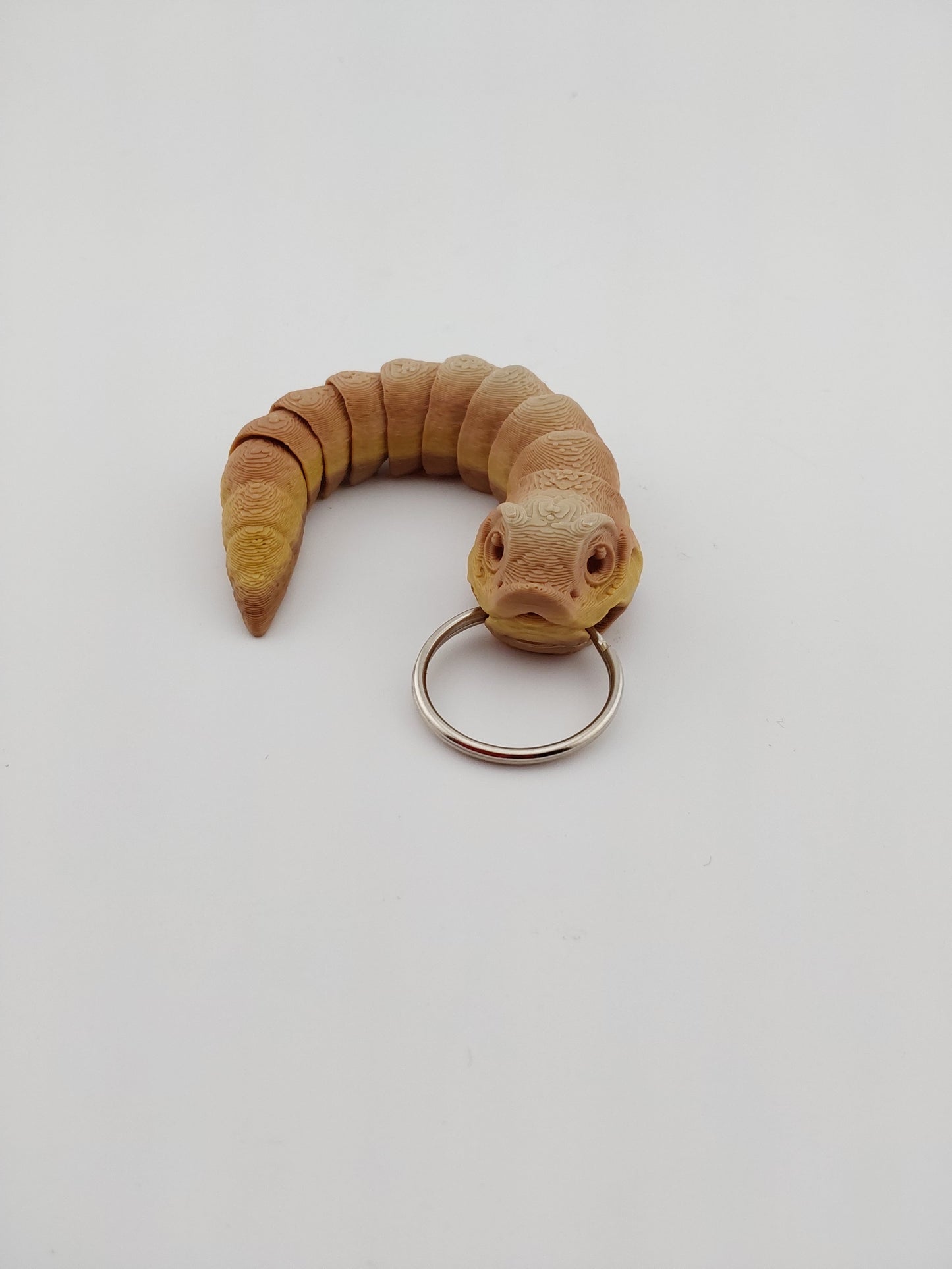 Worm keychain