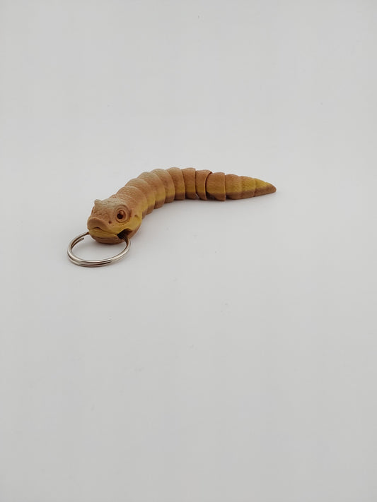 Worm keychain