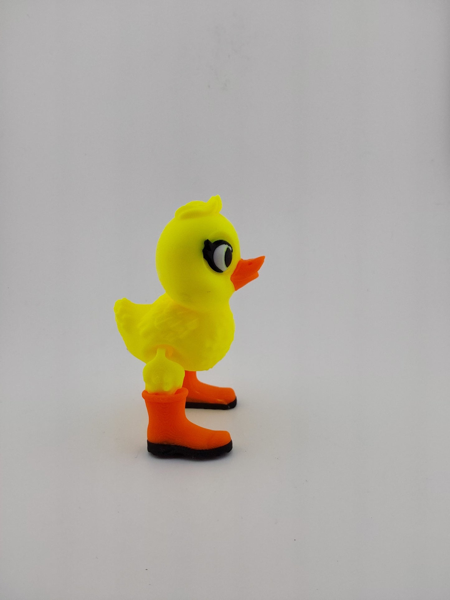 Duck in rainboots