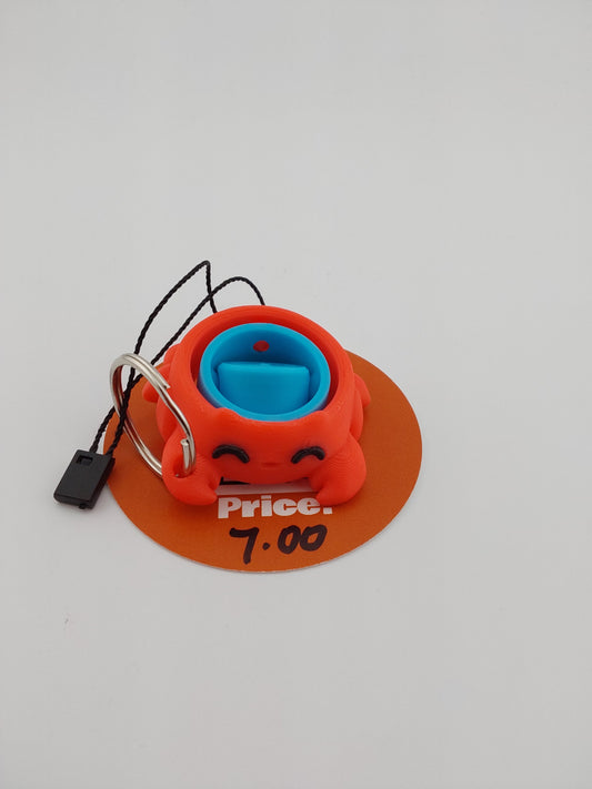 Crab fidget keychain